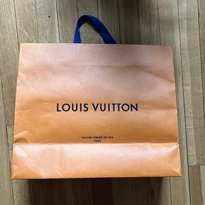 Classic Large Louis Vuitton Paper Shopping Bag